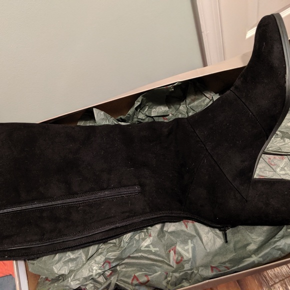 New in box Aerosols black knee high boots sz 12 - Picture 4 of 7